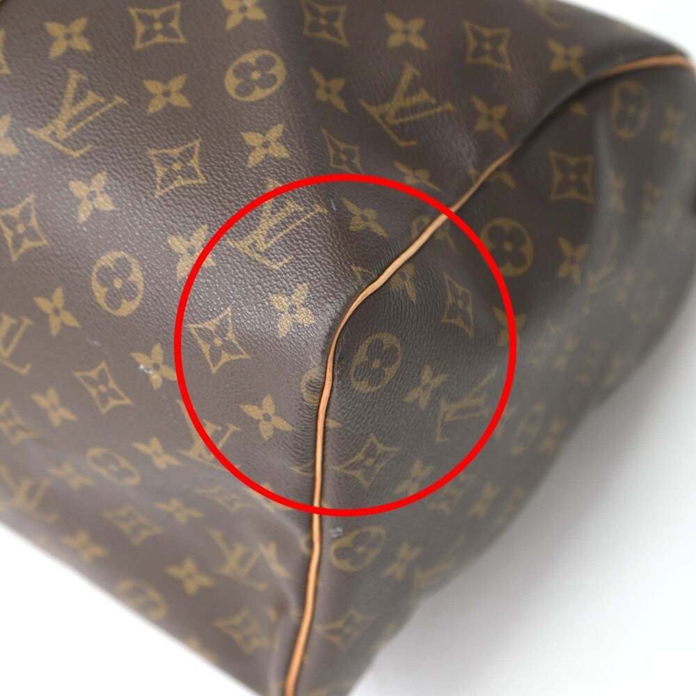 LOUIS VUITTON Brown Monogram Canvas Keepall 45 Boston Bag - Picture 7 of 15